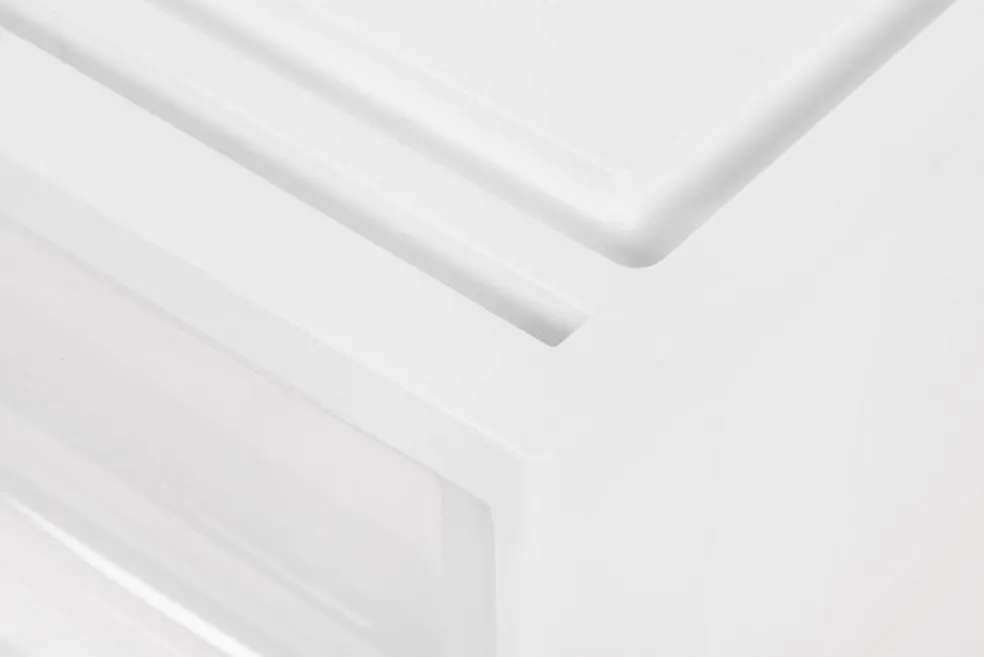 Plastic Clear Stackable Modular Shallow Storage Drawers Chest Box