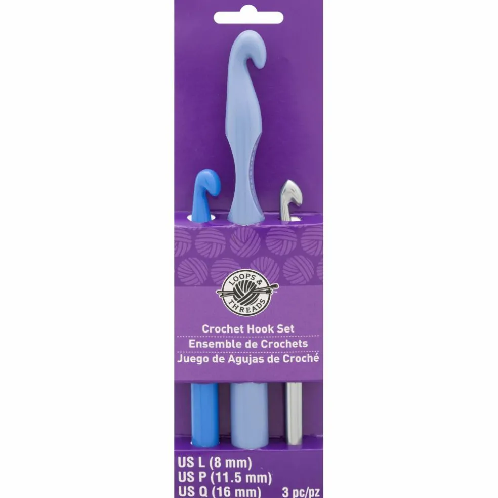 Plastic Crochet Hook Set by Loops & Threads®, L/P/Q