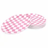 10" Plastic Pink Check Dinner Plates ,10ct. by Celebrate It™