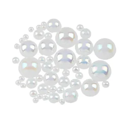 Plastic Round Flatback Pearl Mix by Bead Landing™