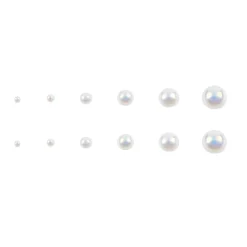 Plastic Round Flatback Pearl Mix by Bead Landing™