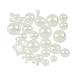 Plastic Round Flatback Pearl Mix by Bead Landing™