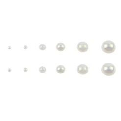 Plastic Round Flatback Pearl Mix by Bead Landing™