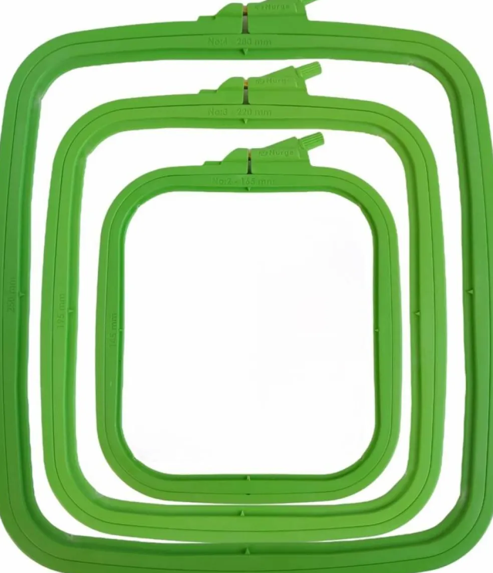 Plastic Square Hoop Nurge 170-14 Green