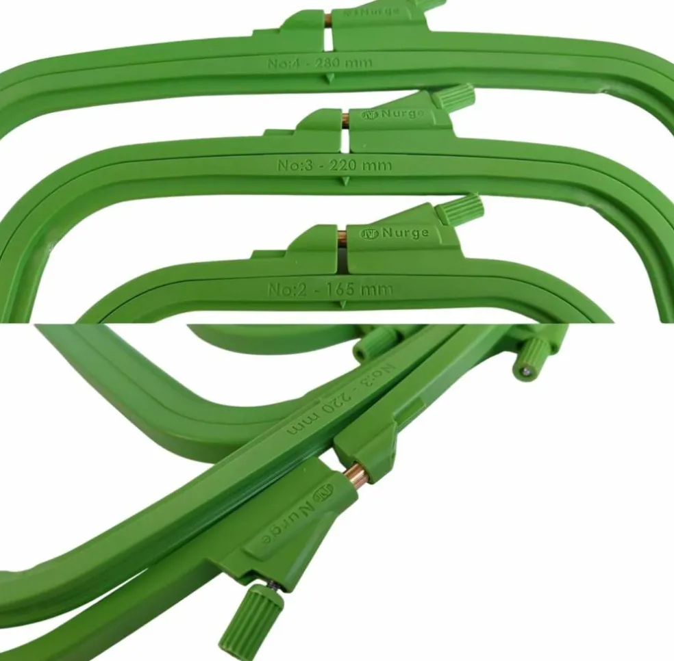 Plastic Square Hoop Nurge 170-14 Green