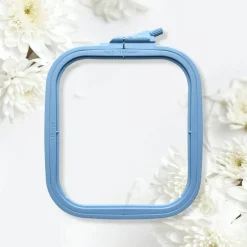 Plastic Square Hoop Nurge 170-12 Pastel Lilac