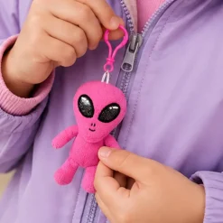 Plush Alien Clip On 3 Inch Assorted Colors
