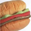 8" Plush Burger Accent