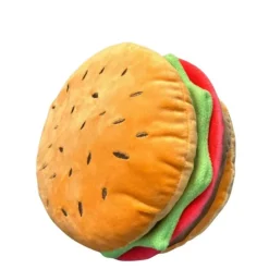 8" Plush Burger Accent