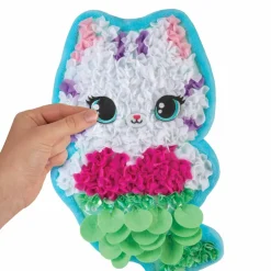 PlushCraft™ Catty Cushion Fabric by Number Kit