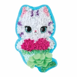 PlushCraft™ Catty Cushion Fabric by Number Kit