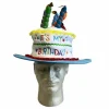 Plush “Happy Birthday” Cake Hat – 1 Hat
