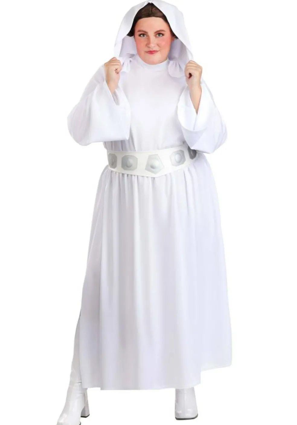 Plus Size Premium Princess Leia Costume for Women