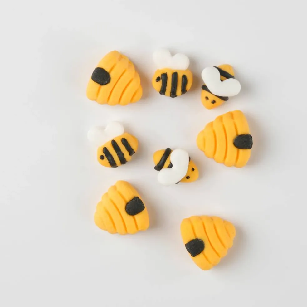 PME Cake Sweet Street® Bees & Beehives Icing Decorations