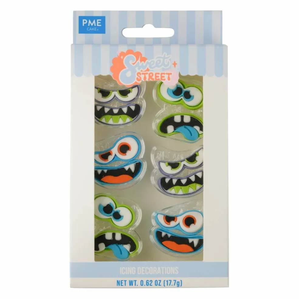 PME Cake Sweet Street® Funny Faces Icing Decorations