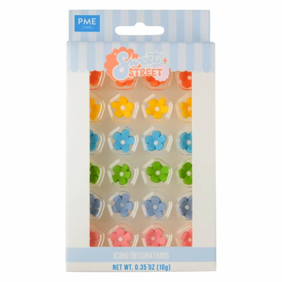 PME Cake Sweet Street® Mini Blossoms Icing Decorations