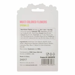 PME Cake Sweet Street® Multicolored Flowers Sprinkles