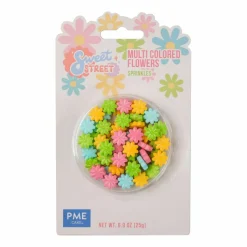 PME Cake Sweet Street® Multicolored Flowers Sprinkles