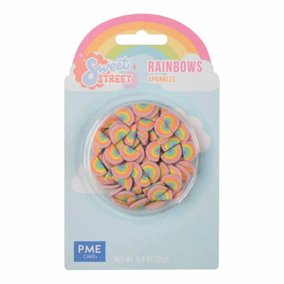 PME Cake Sweet Street® Rainbow Fondant Sprinkles