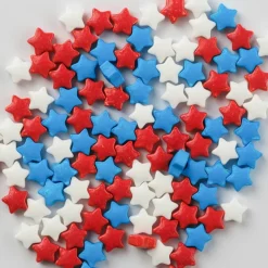 PME Cake Sweet Street® Red, White & Blue Stars Sprinkles