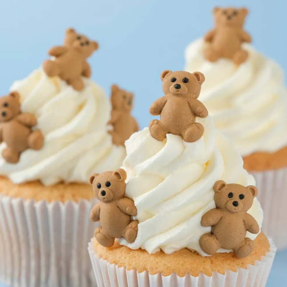 PME Cake Sweet Street® Teddy Bear Icing Decorations
