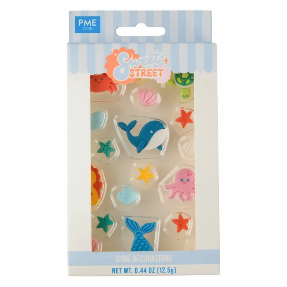 PME Cake Sweet Street® Under the Sea Icing Decorations