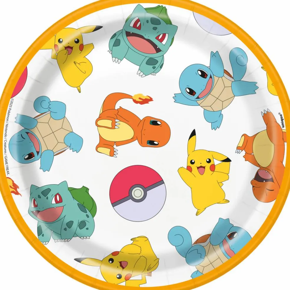 7" Pokémon™ Paper Plates, 8ct.