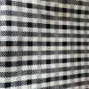 Polar Fleece Check Black/White 3 Yard Pre-Cut Fabric
