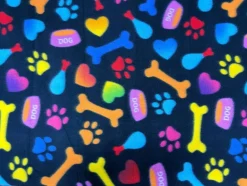 Polar Fleece 58" Kennel Club Black 3 Yard Pre-Cut Fabric