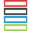 Polka Dots Desk Toppers® Name Plates Var. Pk., 32 ct