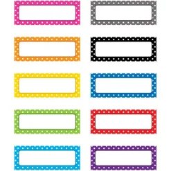 Polka Dots Magnetic Labels