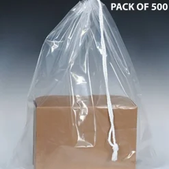 Poly Bag with Single Drawstring 16