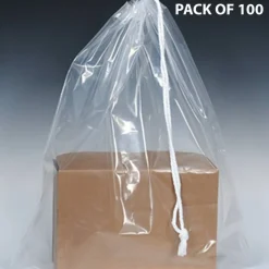 Poly Bag with Single Drawstring 16