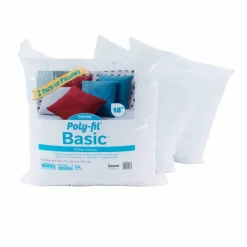 Poly-Fil® Basic™ 2ct. Pillow Inserts, 18" x 18"