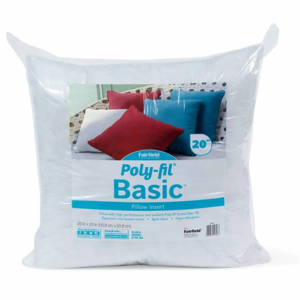 Poly-Fil® Basic™ 20" x 20" Pillow Insert