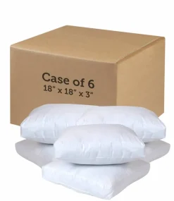 Poly-Fil® Premier™ 6ct. Poly-Cotton Blend Ultra Plush Pillow Insert, 18" x 18"