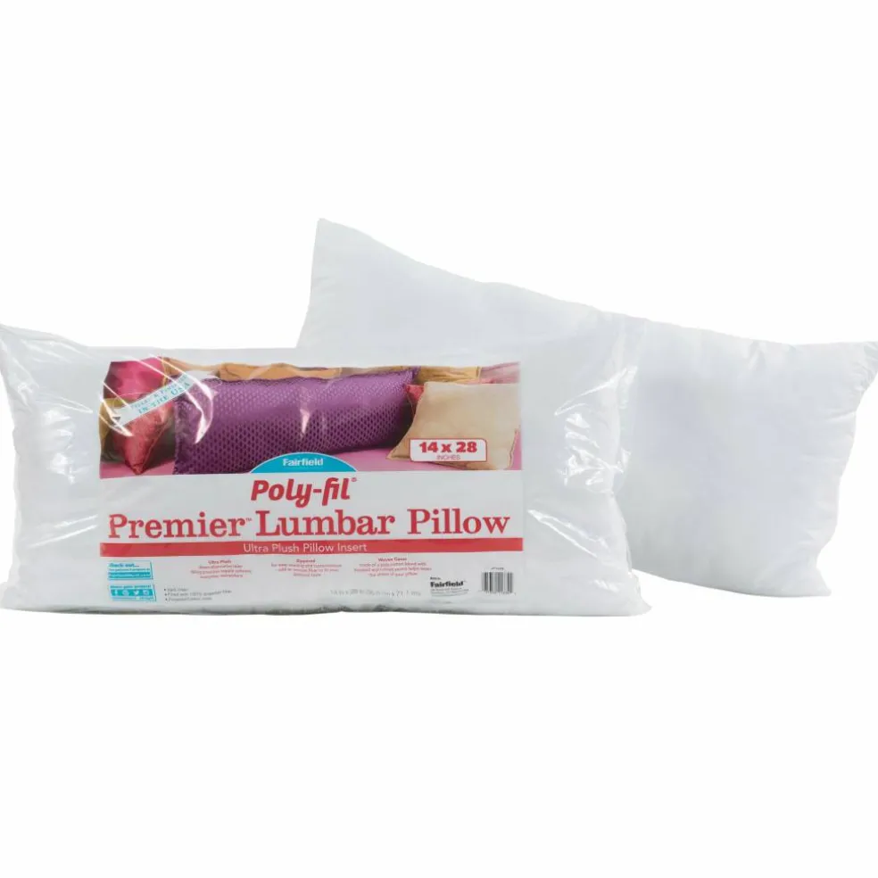 Poly-Fil® Premier™ Lumbar Pillow Insert, 14" x 28"