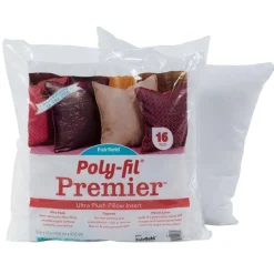Poly-Fil® Premier™ Ultra Plush Pillow Insert, 16" x 16"