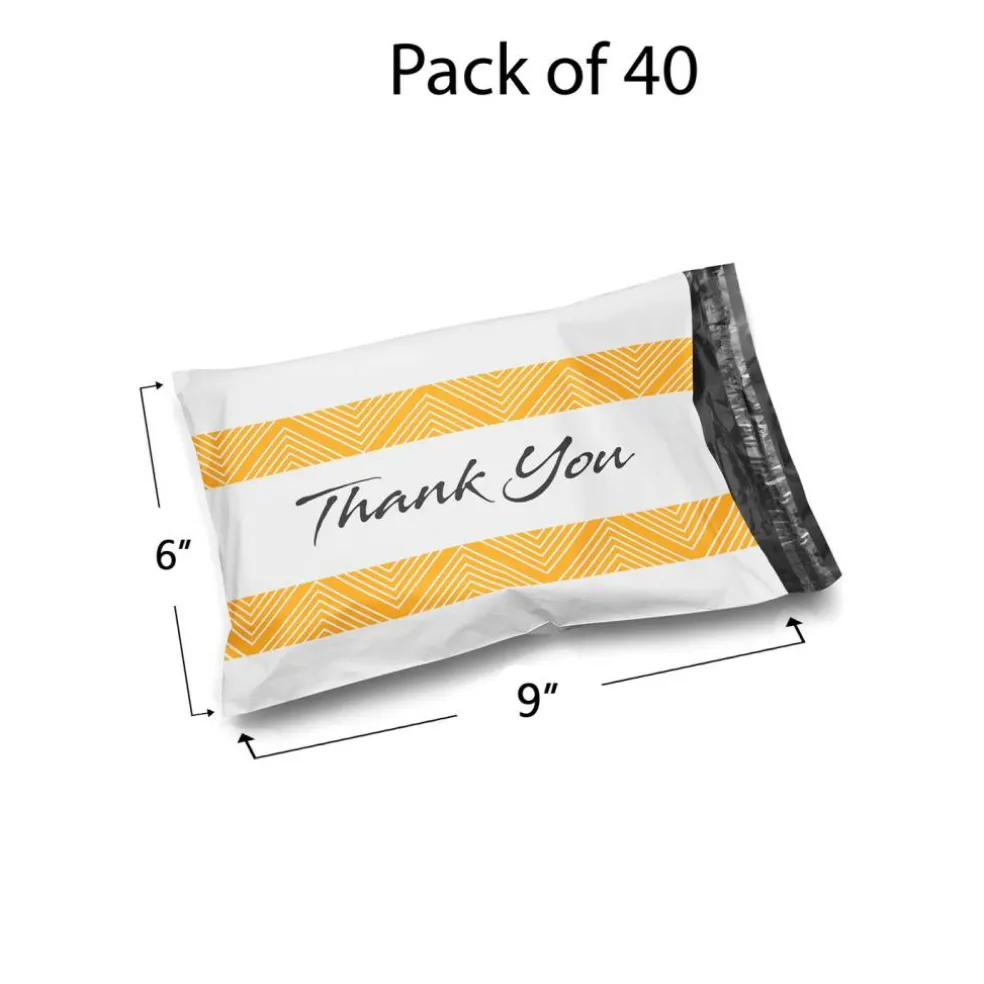 Poly Mailer Envelopes 6" x 9" Multi Design Weight 0.25 to 1 pound