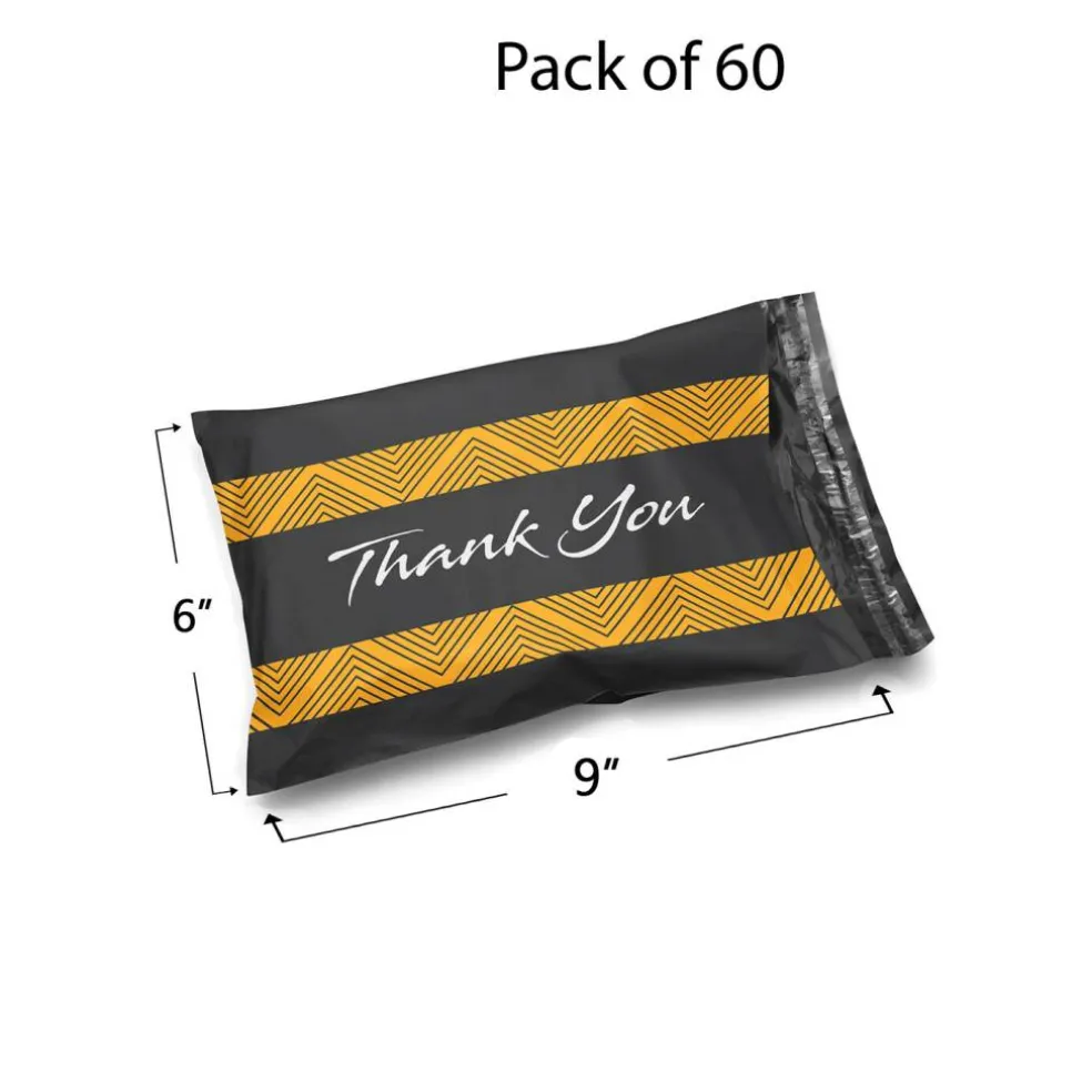 Poly Mailer Envelopes 6" x 9" Multi Design Weight 0.25 to 1 pound