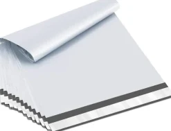 Poly Mailers 12x15.5 Inch White 100 Pack Medium Shipping Bags