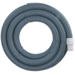 Pool Central 25ft. x 1.5" Blue & Black Extruded EVA In Ground Swimming Pool Vacuum Hose