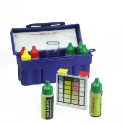 Pool Central Pool & Spa 6-Way Test Kit with Testing Block & Case