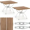 Portable Aluminum Camping Table 24 Inch Foldable Side Table with Carry Bag