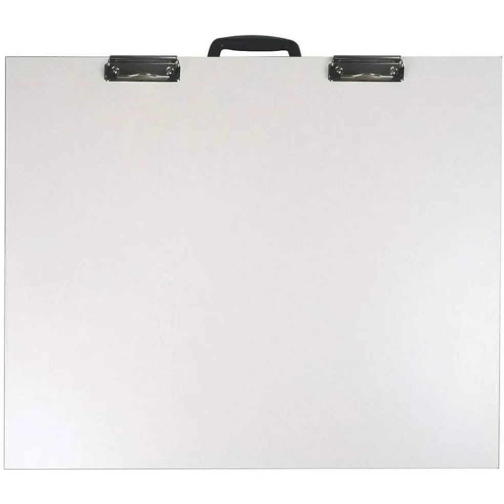 Portable Art/Drawing Studio w/Easy-Fold Legs, White, 20" x 26"