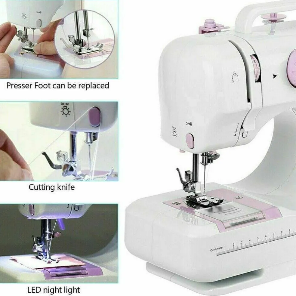 Portable Electric Sewing Machine for Crafting and Mending