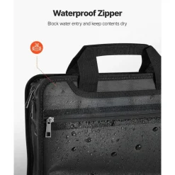 Portable Fireproof Document Bag, Multi-Layer Heat and Water Resistant Storage for Files
