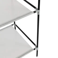 Portable Wardrobe Closet with 8 Shelves, Non-Woven Fabric Clothes Storage Organizer with Hanging Rail and Dust proof Cover