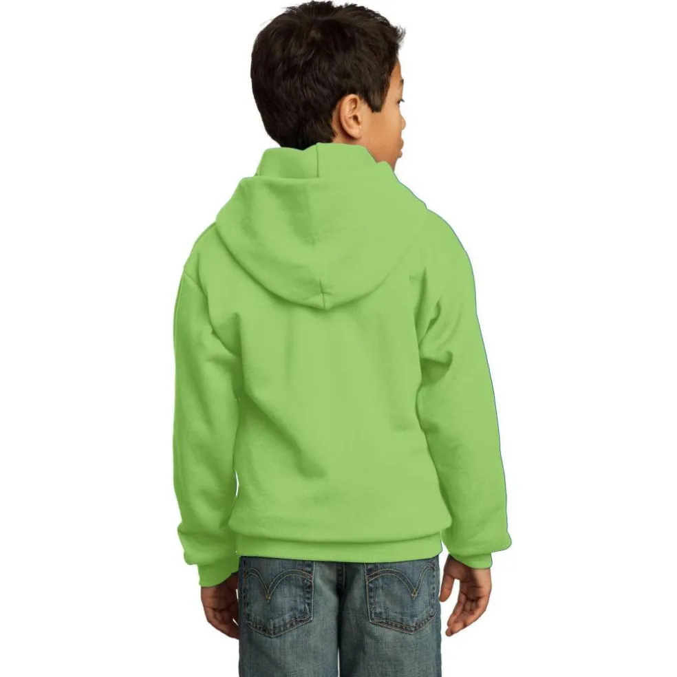 Port & Company® Colors Youth Core Fleece Pullover Hooded Sweatshirt