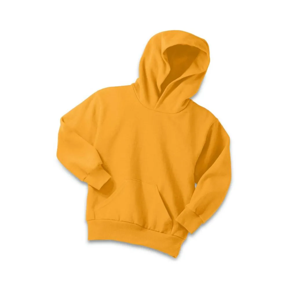 Port & Company® Colors Youth Core Fleece Pullover Hooded Sweatshirt